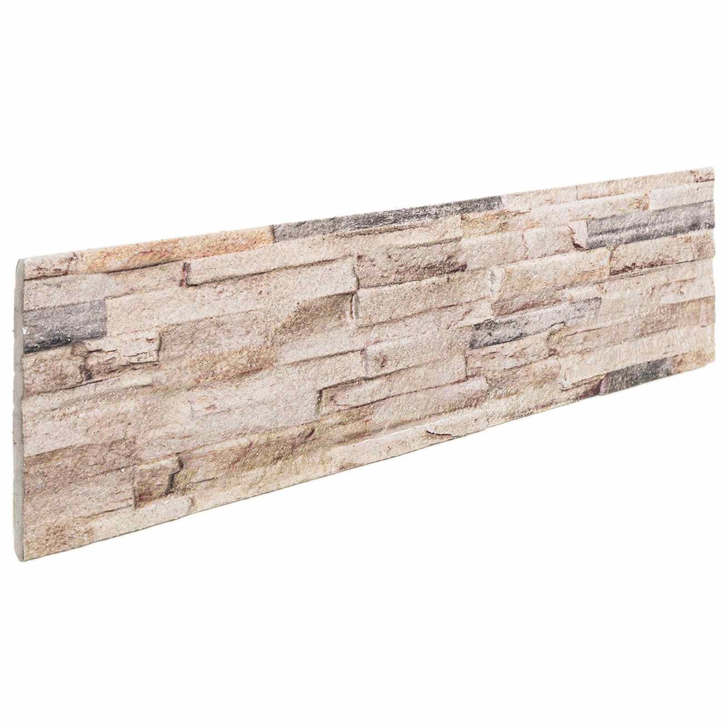 Veggpaneler 10 pcs Hvit og rød 100 x 25 cm EPS Skum
