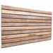 Veggpaneler 5 pcs Lys Brun 100 x 50 cm EPS Skum