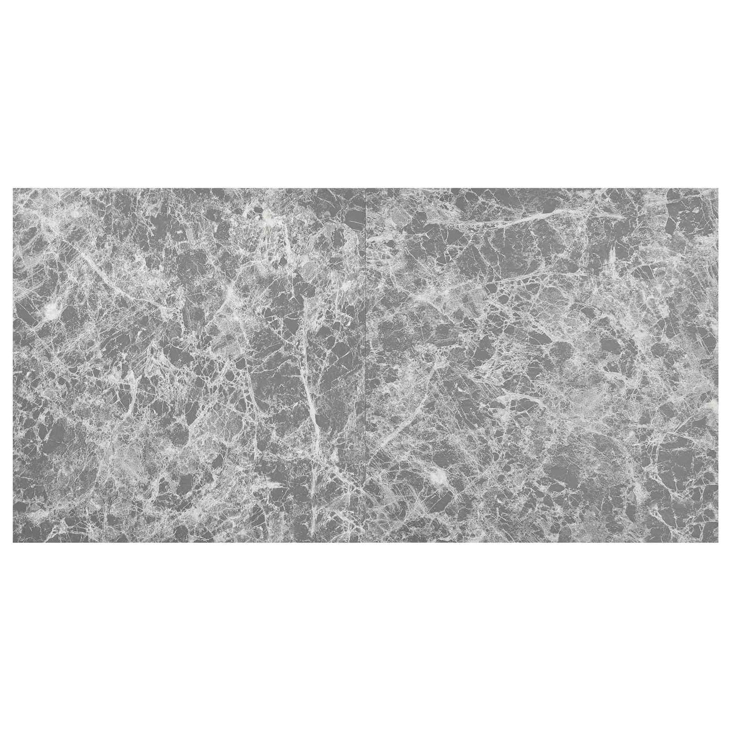 Selvheftende Gulvplanker 30,5 x 30,5 cm 20 pcs PVC Grå og hvit