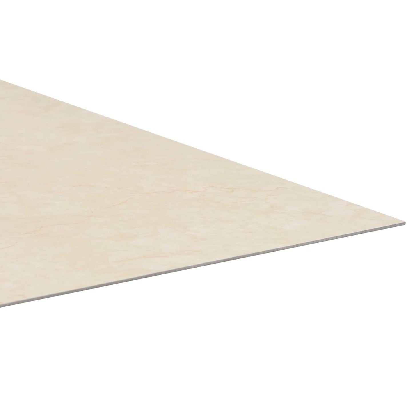 Selvheftende Gulvplanker 30,5 x 30,5 cm 20 pcs PVC Lys Gul