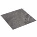 Selvheftende Gulvplanker 30,5 x 30,5 cm 20 pcs PVC Svart