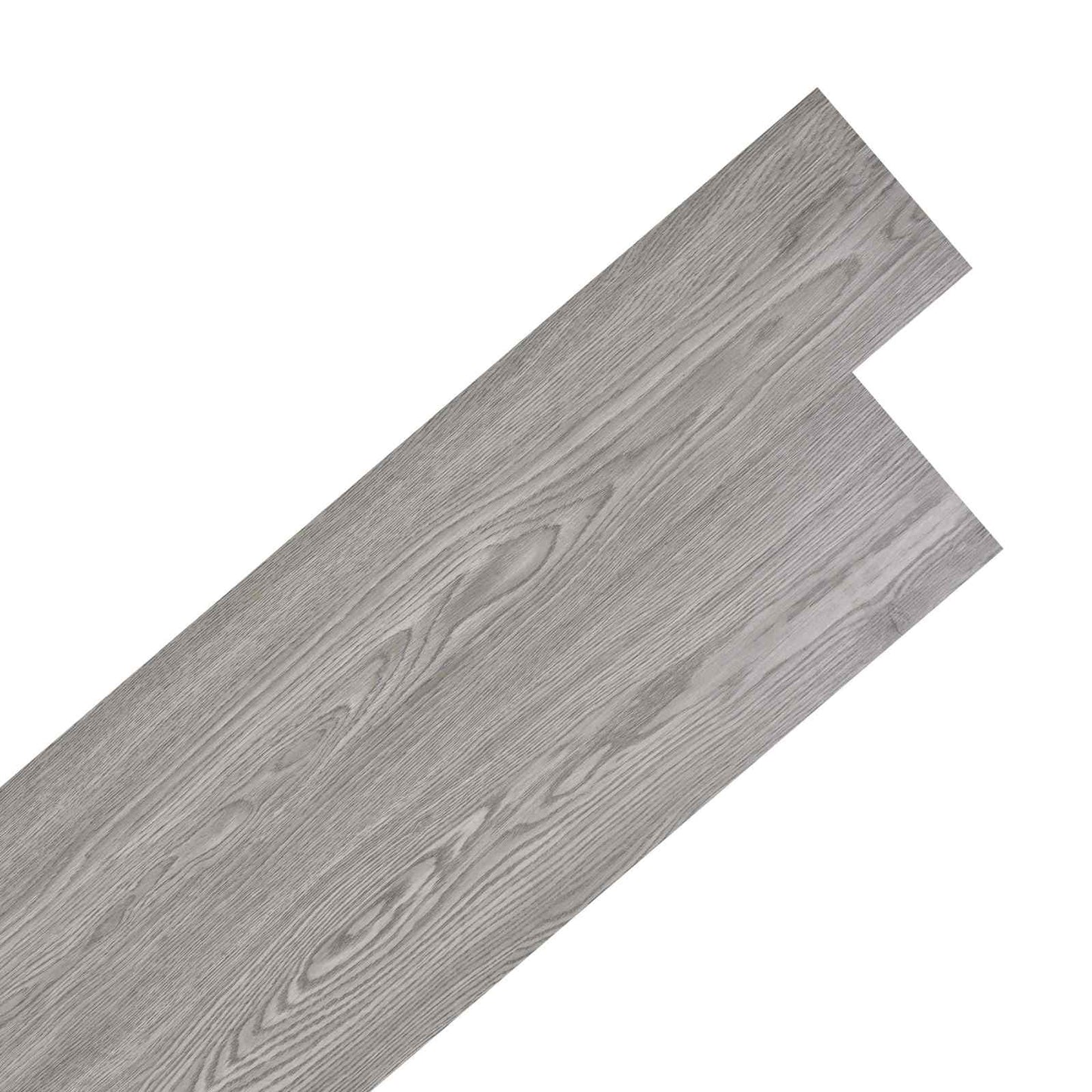 Selvheftende PVC Gulvplanker 30,5 x 61 cm 28 pcs PVC Mørkegrå