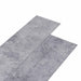 Selvheftende PVC Gulvplanker 30,5 x 61 cm 28 pcs PVC Sement Grå