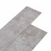 Selvheftende PVC Gulvplanker 30,5 x 61 cm 28 pcs PVC Jord Grå