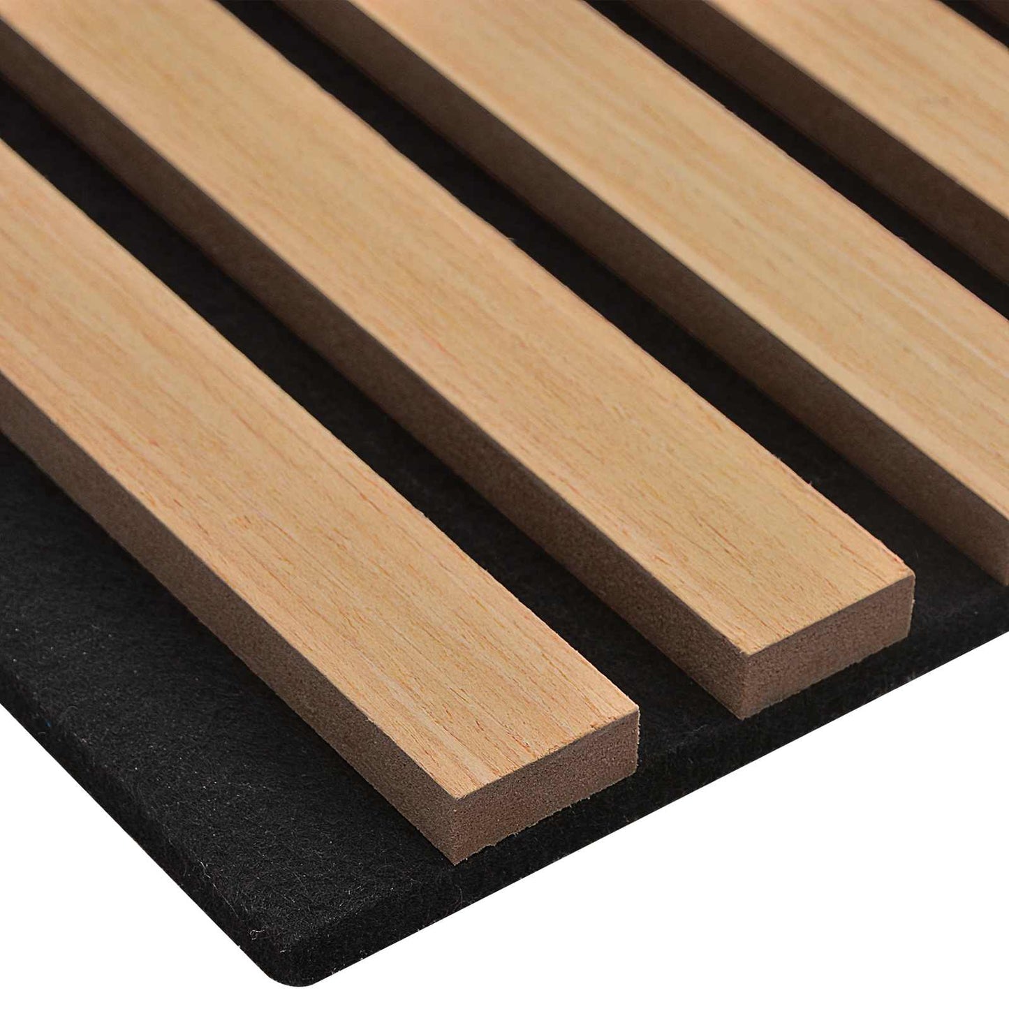Veggpaneler 2 pcs Naturlig 60,5 x 60 cm