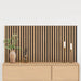Veggpaneler 2 pcs Naturlig 60,5 x 60 cm