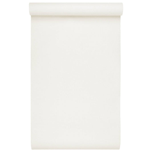 3D Solid Tapet Stripete Kremhvit 10 x 0,53 m Non-Woven Stof