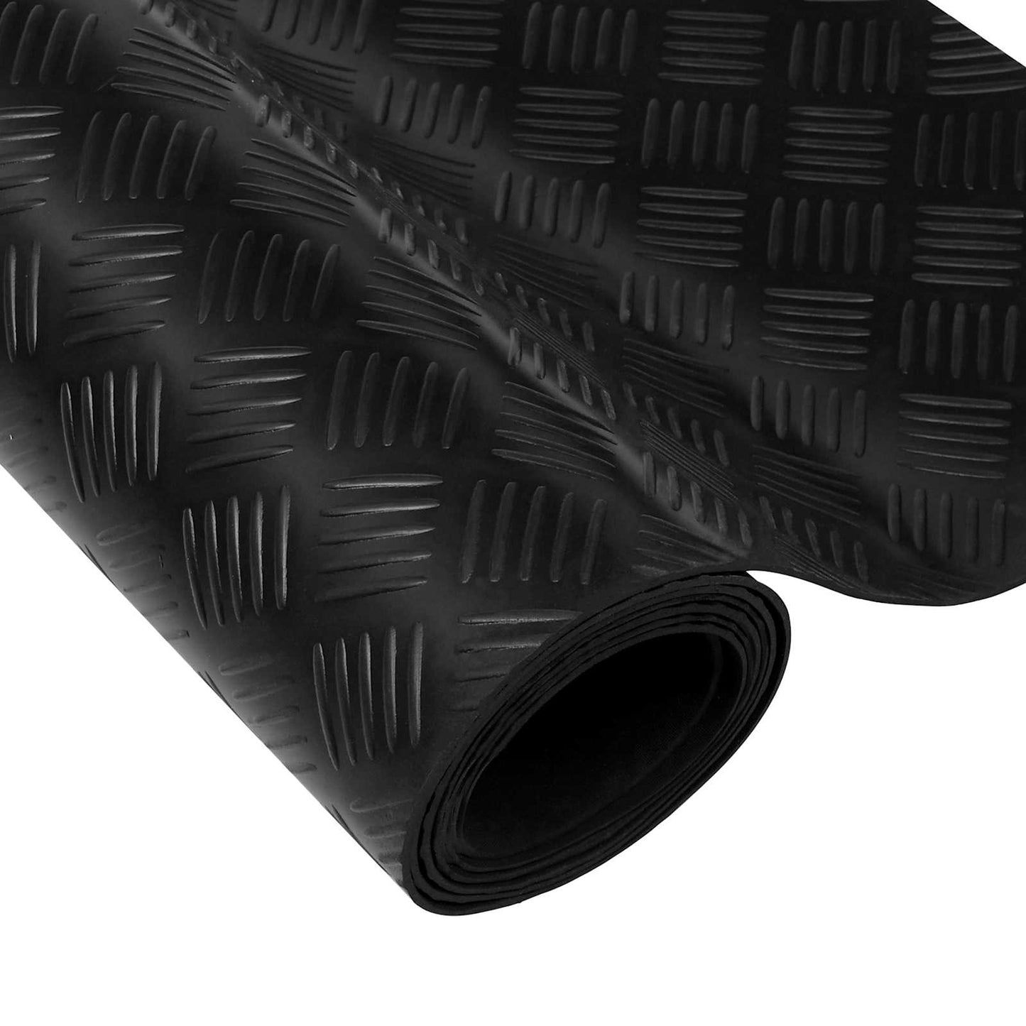 Gulv Matte Svart 1 x 5 m Gummi