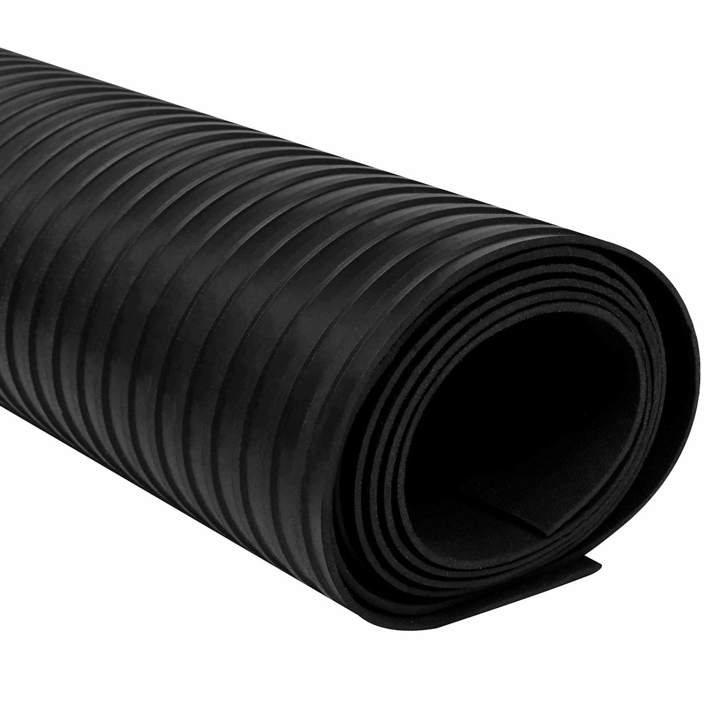 Gulv Matte Svart 1 x 2 m Gummi
