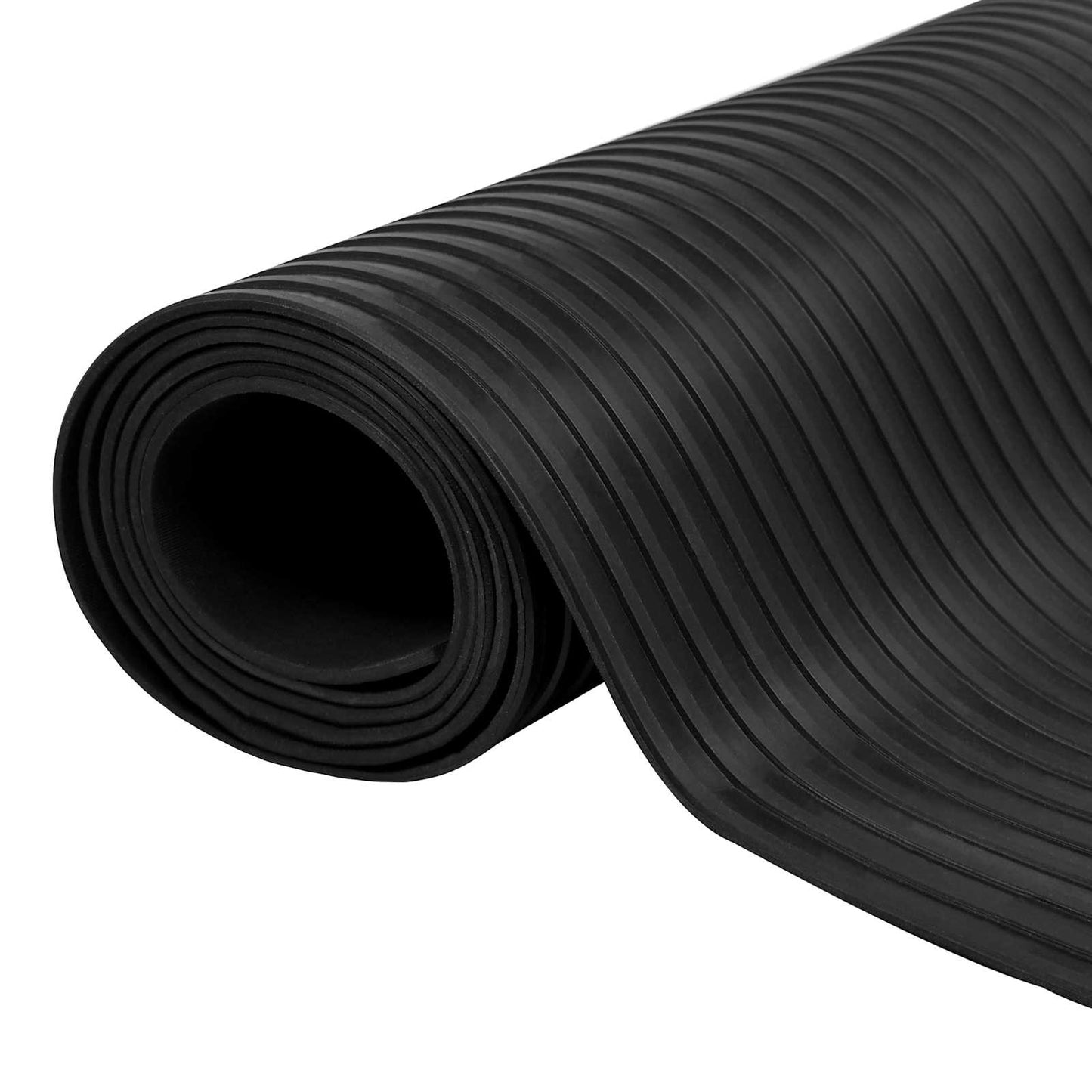 Gulv Matte Svart 1 x 2 m Gummi
