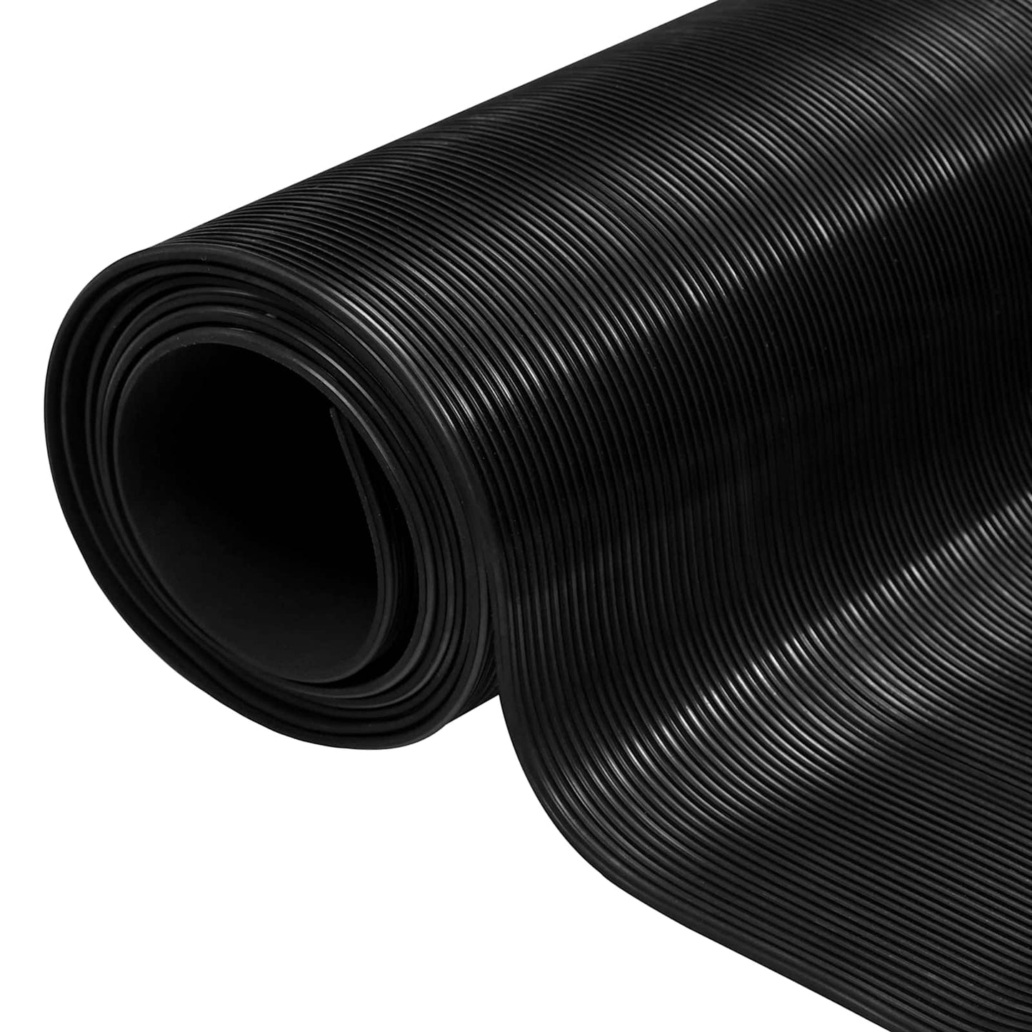 Gulv Matte Svart 1 x 2 m Gummi