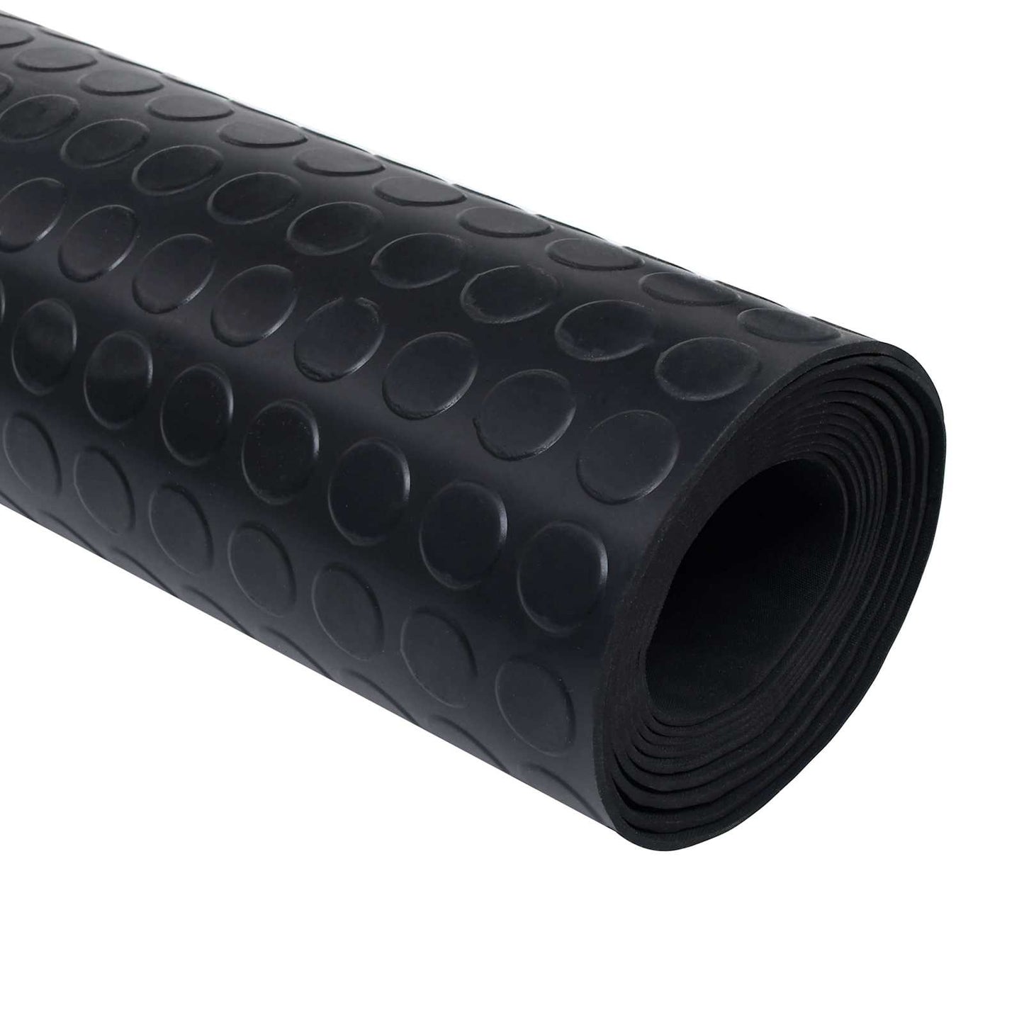 Gulv Matte Svart 1,5 x 4 m Gummi