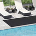 Gulv Matte Svart 1,5 x 4 m Gummi