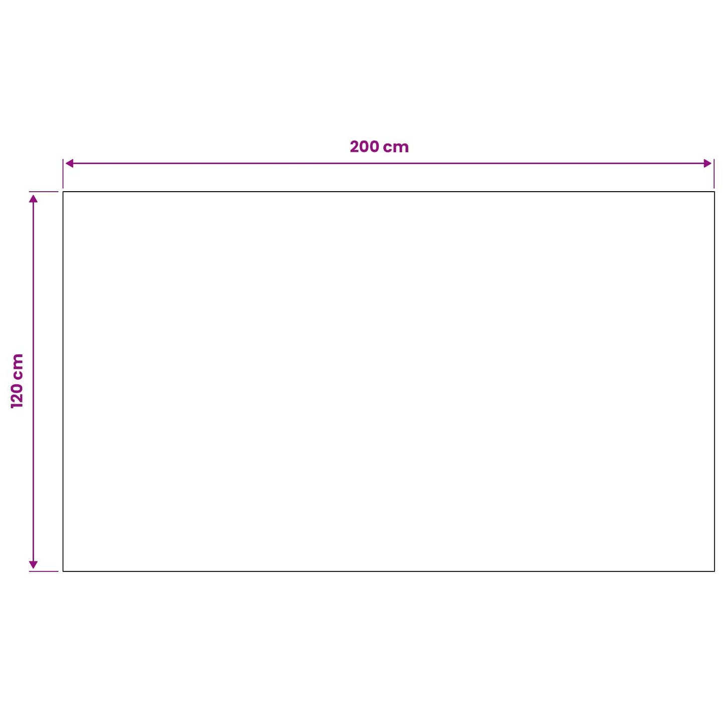 Gulv Matte Svart 1,2 x 2 m Gummi
