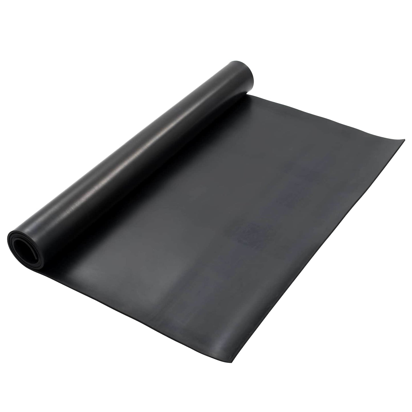 Gulv Matte Svart 1,2 x 2 m Gummi
