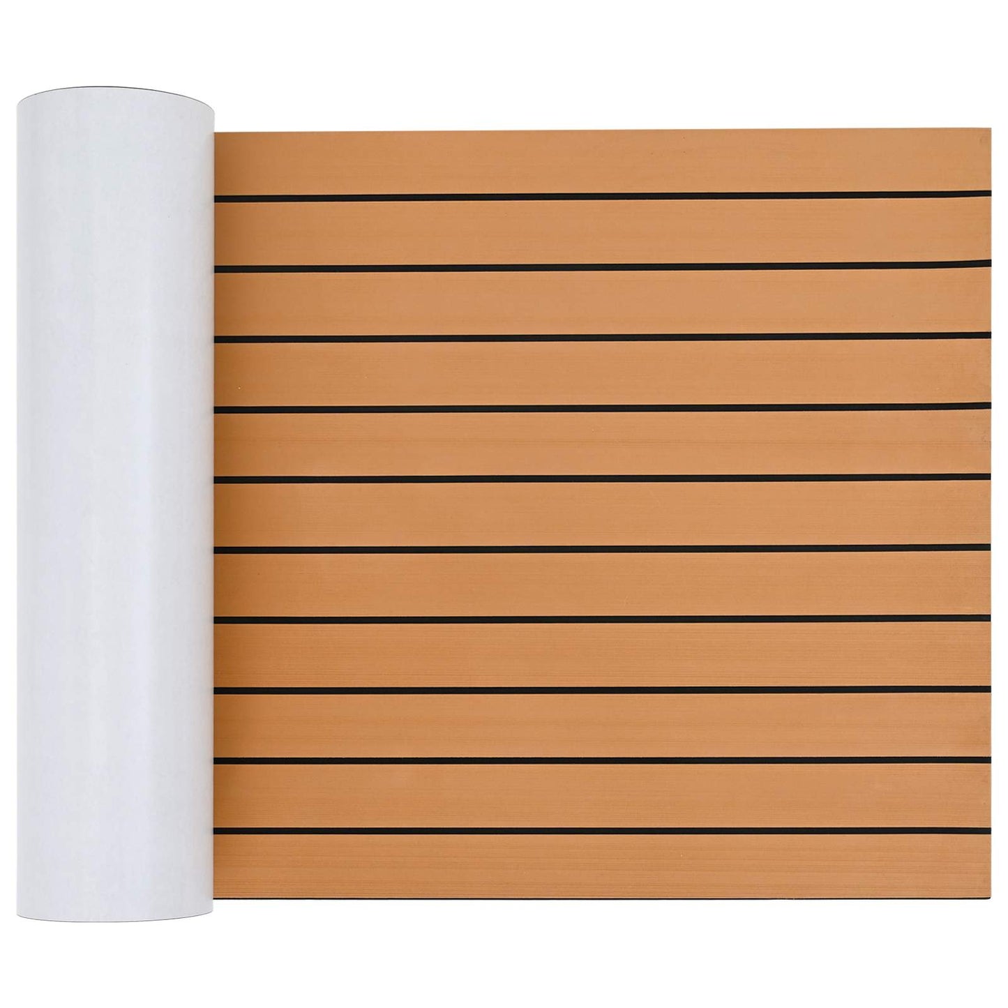 Båtmatt Stripete Brun og svart 240 x 60 cm EVA