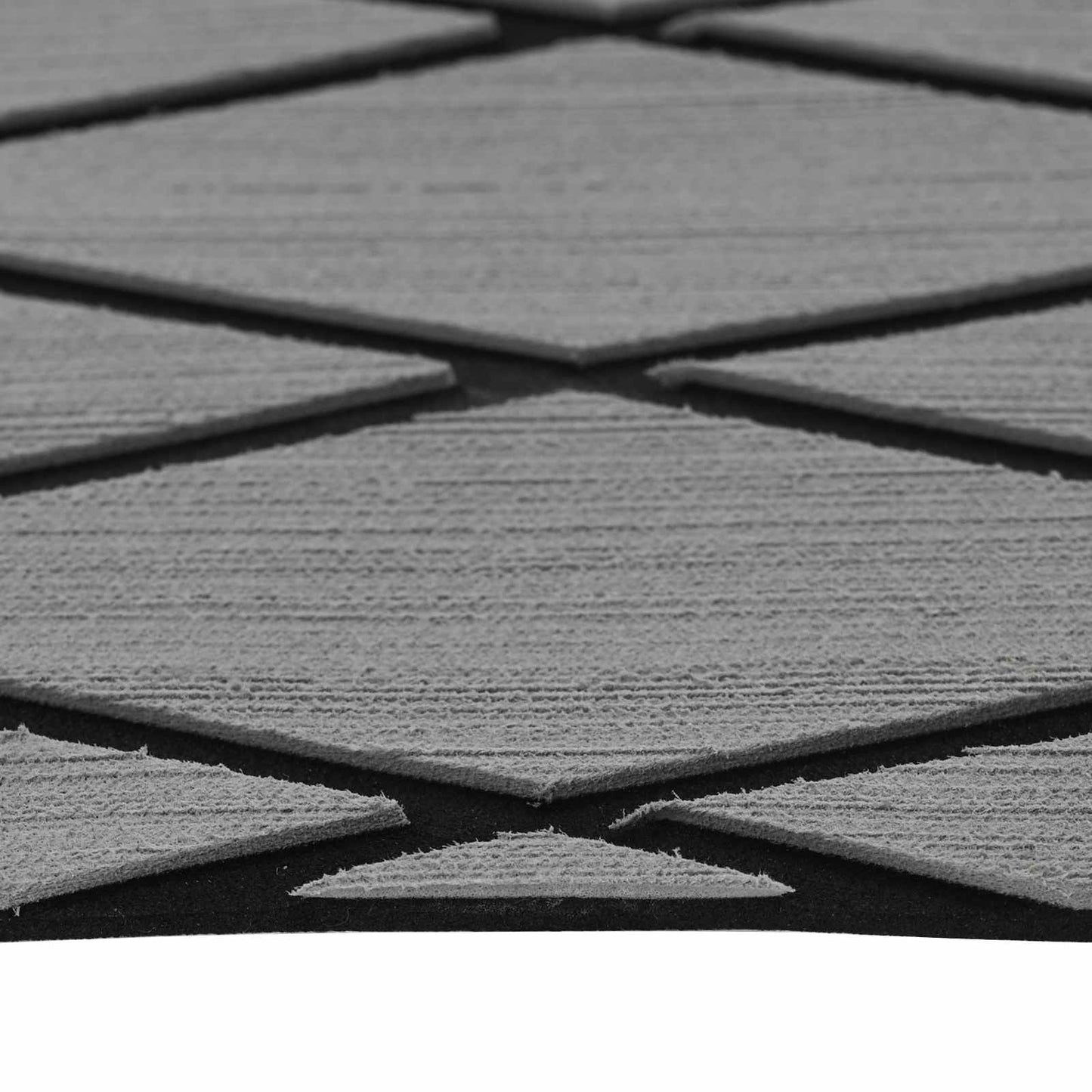 Båtmatt Harlekin Lys Grå og Svart 190 x 70 cm EVA