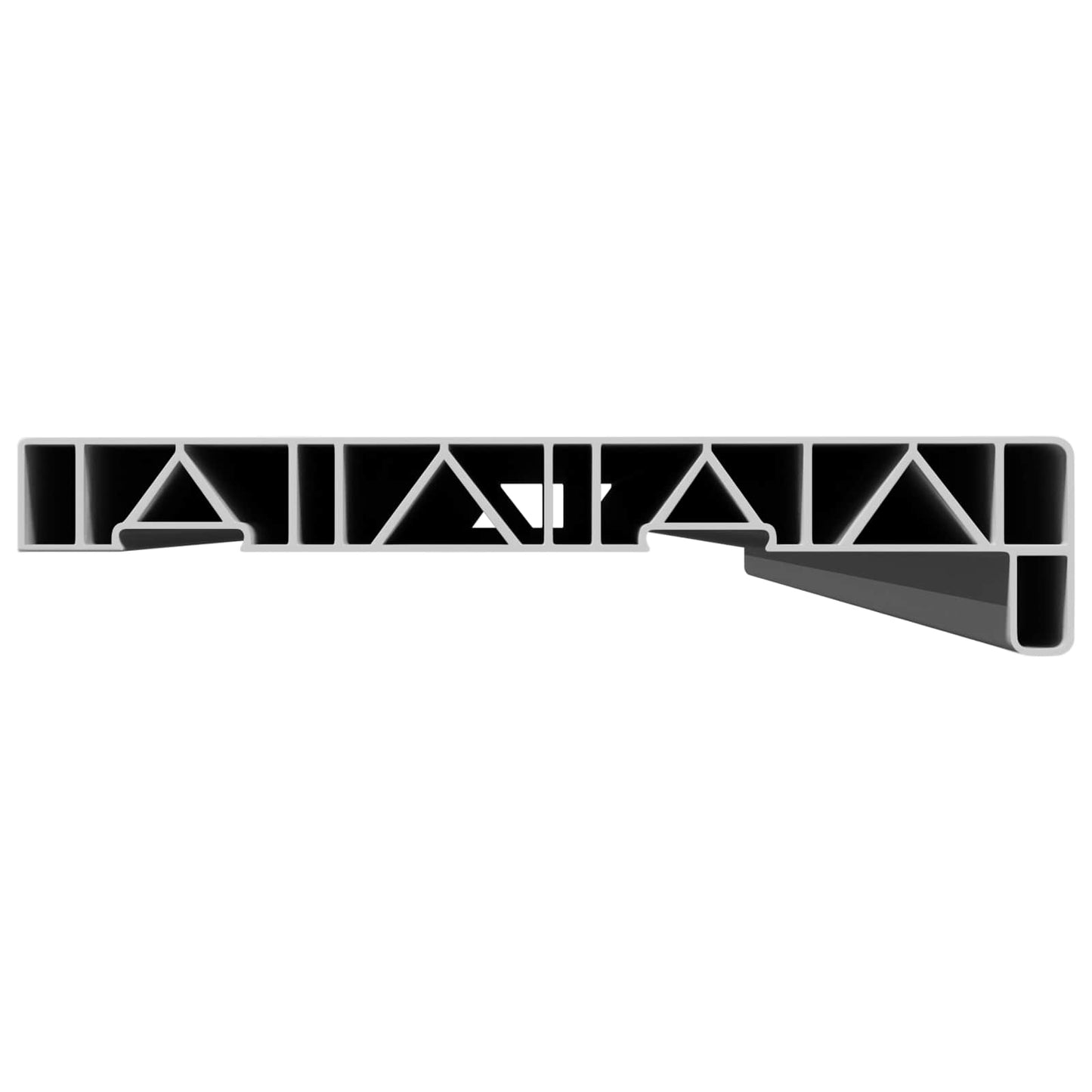 Vinduskarmer Hvit 160 x 25 x 4,5 cm PVC
