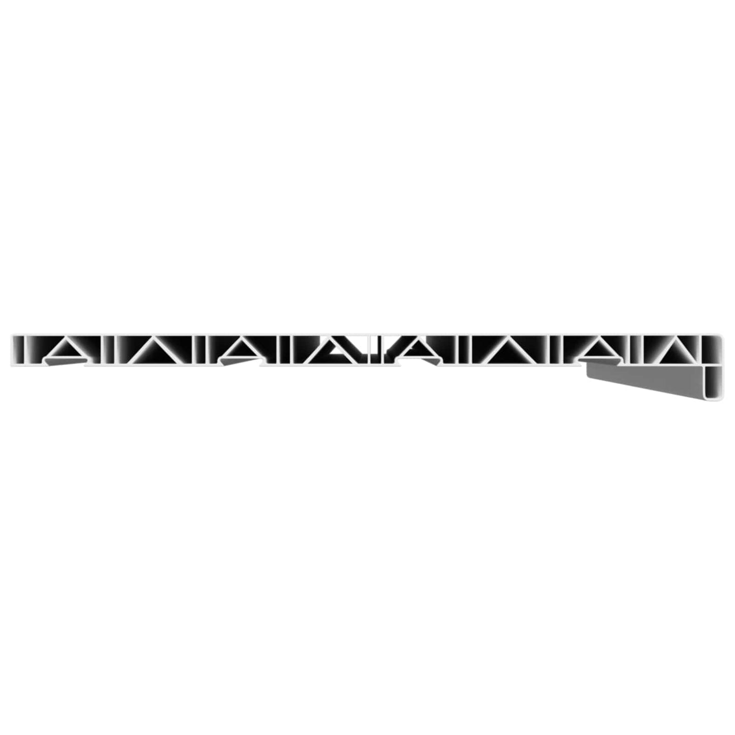 Vinduskarmer Hvit 80 x 40 x 4,5 cm PVC