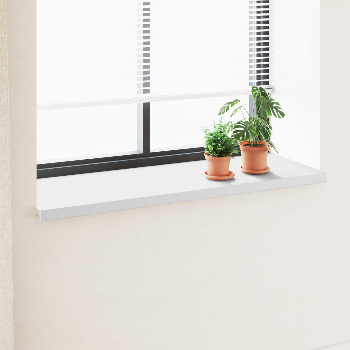 Vinduskarmer Hvit 140 x 50 x 4,5 cm PVC