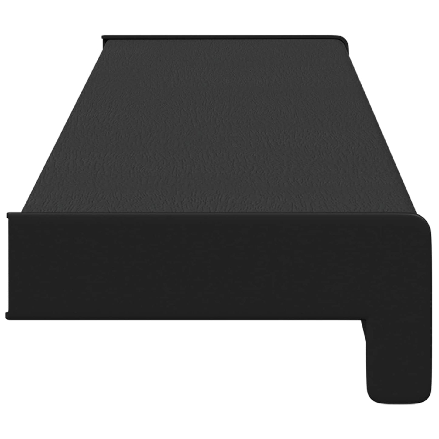 Vinduskarmer Svart med trestruktur 100 x 10 x 4,5 cm PVC