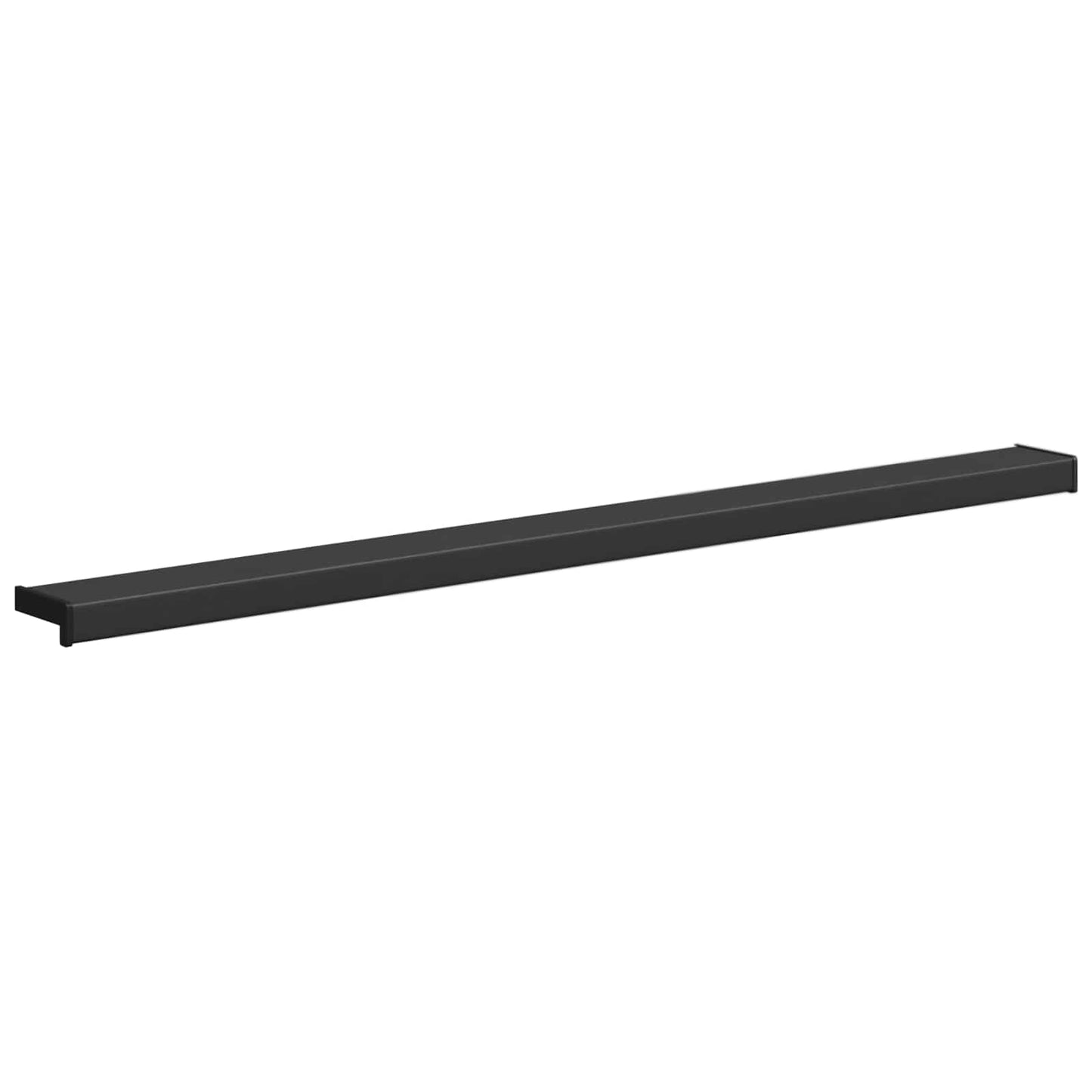 Vinduskarmer Svart med trestruktur 160 x 10 x 4,5 cm PVC