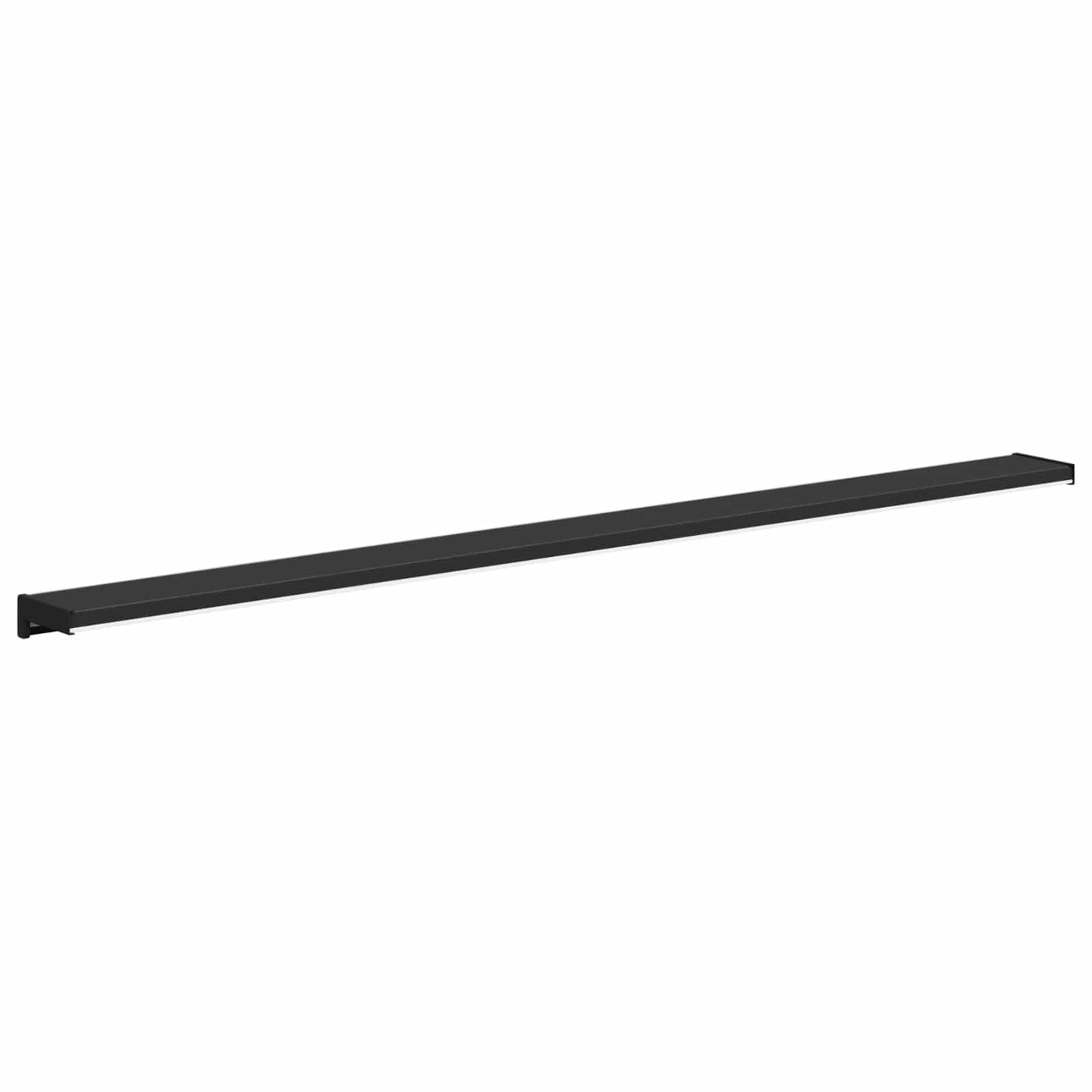 Vinduskarmer Svart med trestruktur 140 x 15 x 4,5 cm PVC