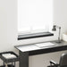 Vinduskarmer Svart med trestruktur 60 x 25 x 4,5 cm PVC