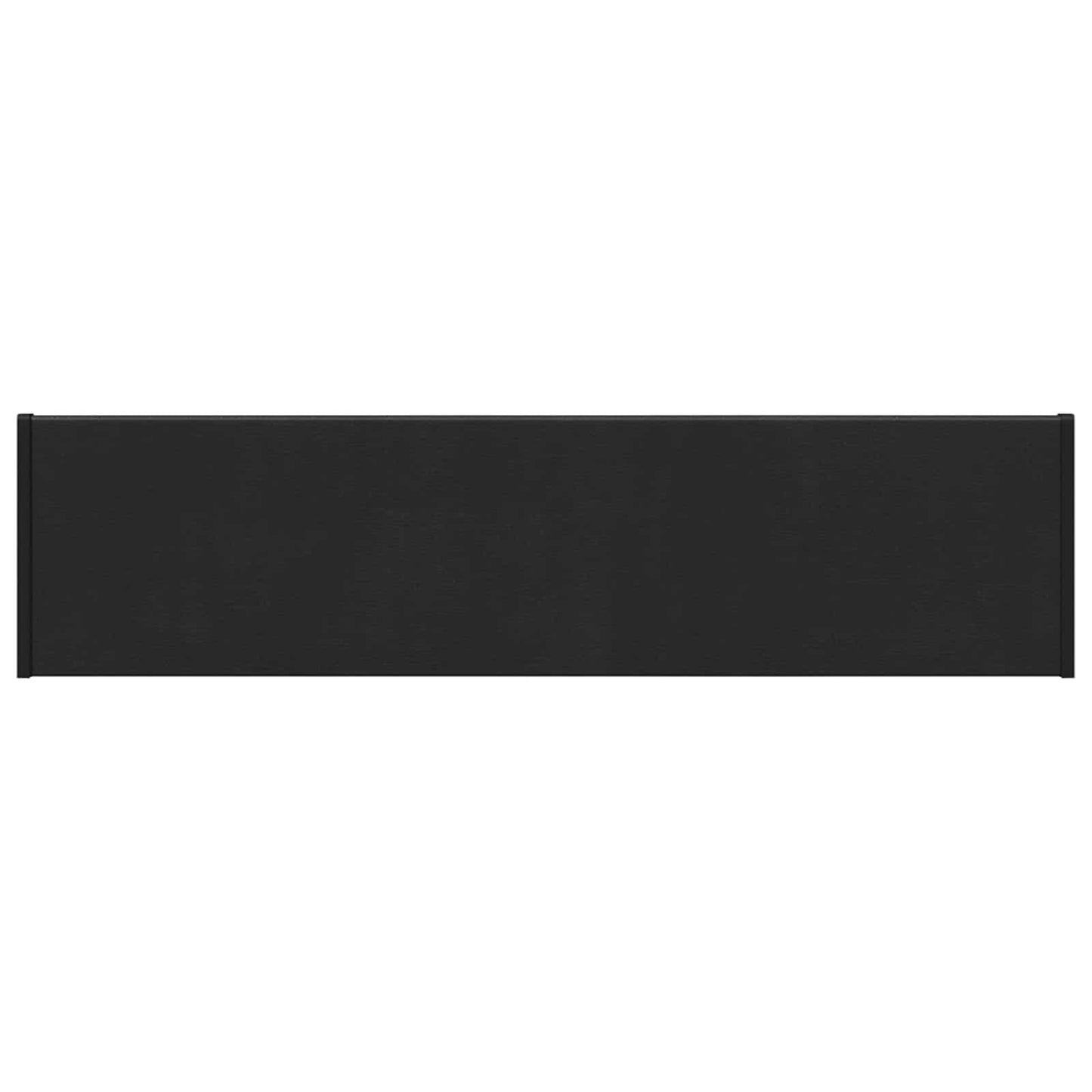 Vinduskarmer Svart med trestruktur 60 x 25 x 4,5 cm PVC