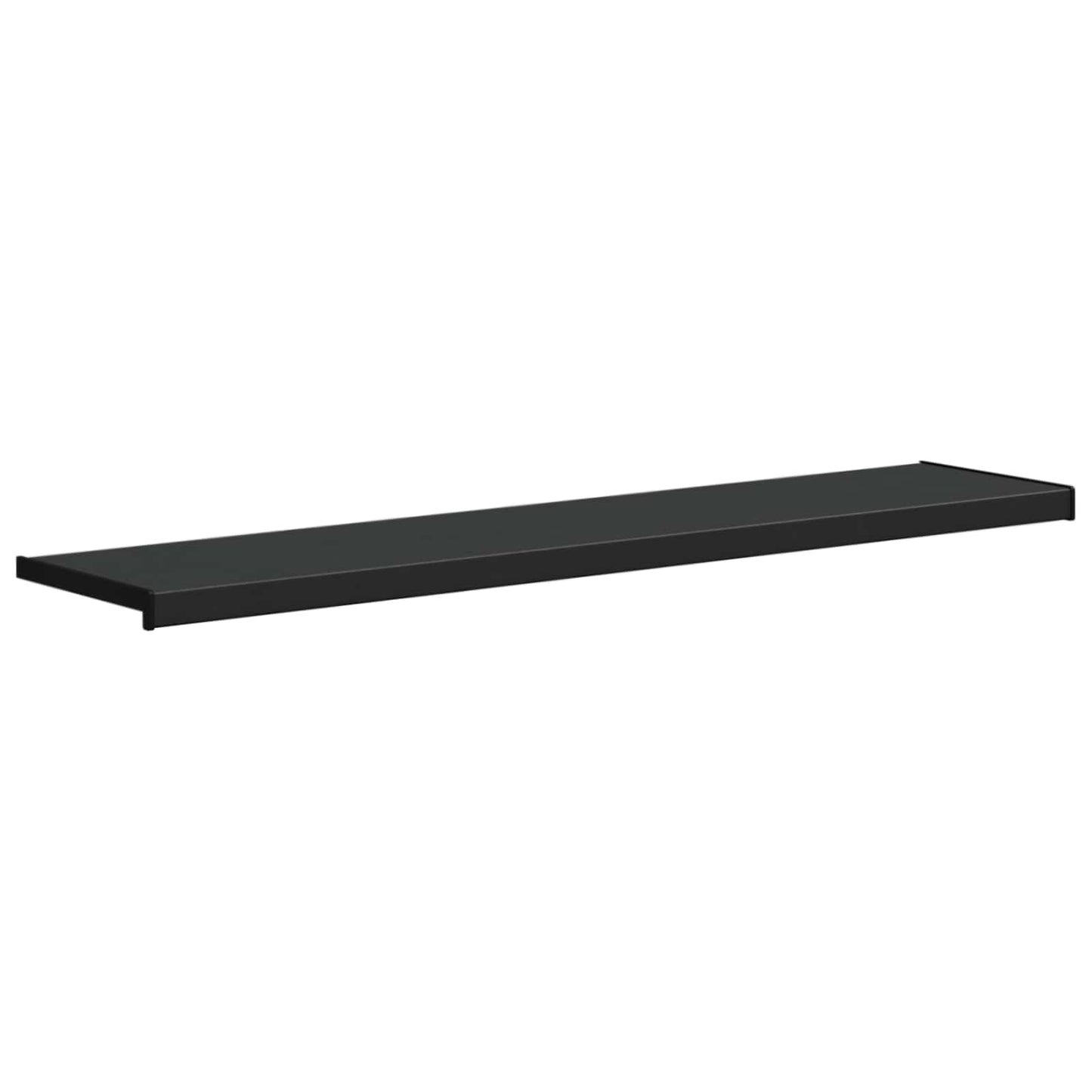 Vinduskarmer Svart med trestruktur 160 x 30 x 4,5 cm PVC