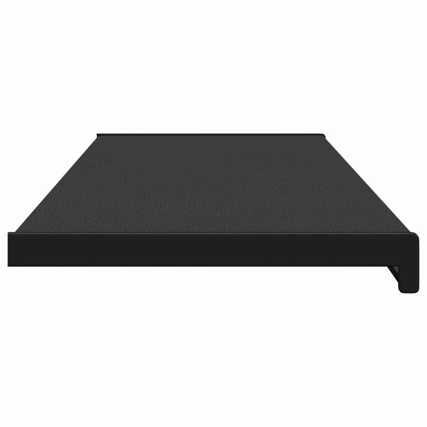 Vinduskarmer Svart med trestruktur 160 x 30 x 4,5 cm PVC