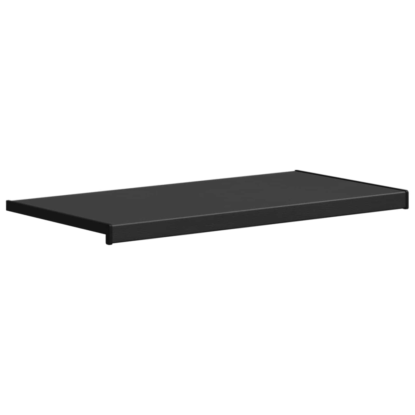 Vinduskarmer Svart med trestruktur 60 x 40 x 4,5 cm PVC