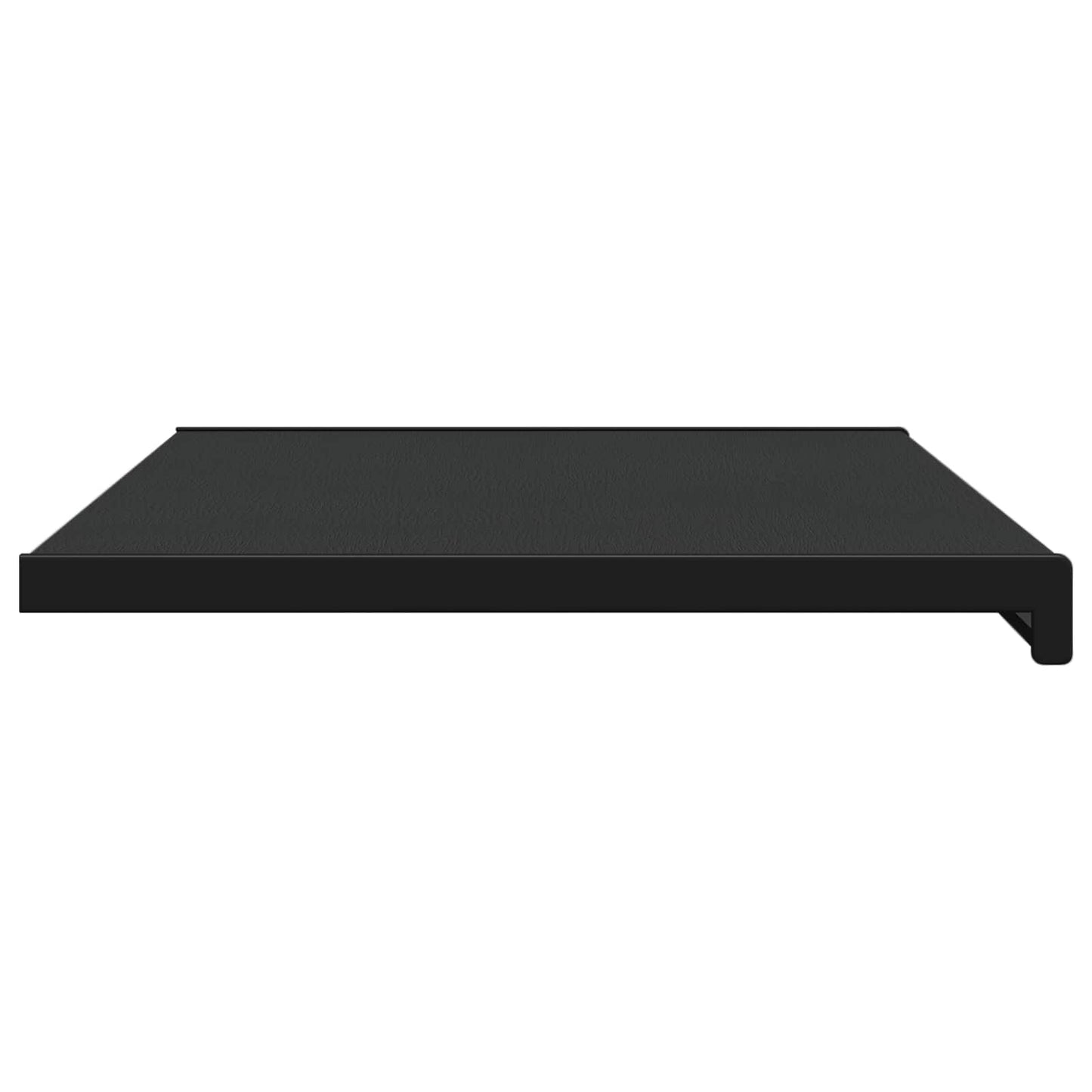 Vinduskarmer Svart med trestruktur 60 x 40 x 4,5 cm PVC