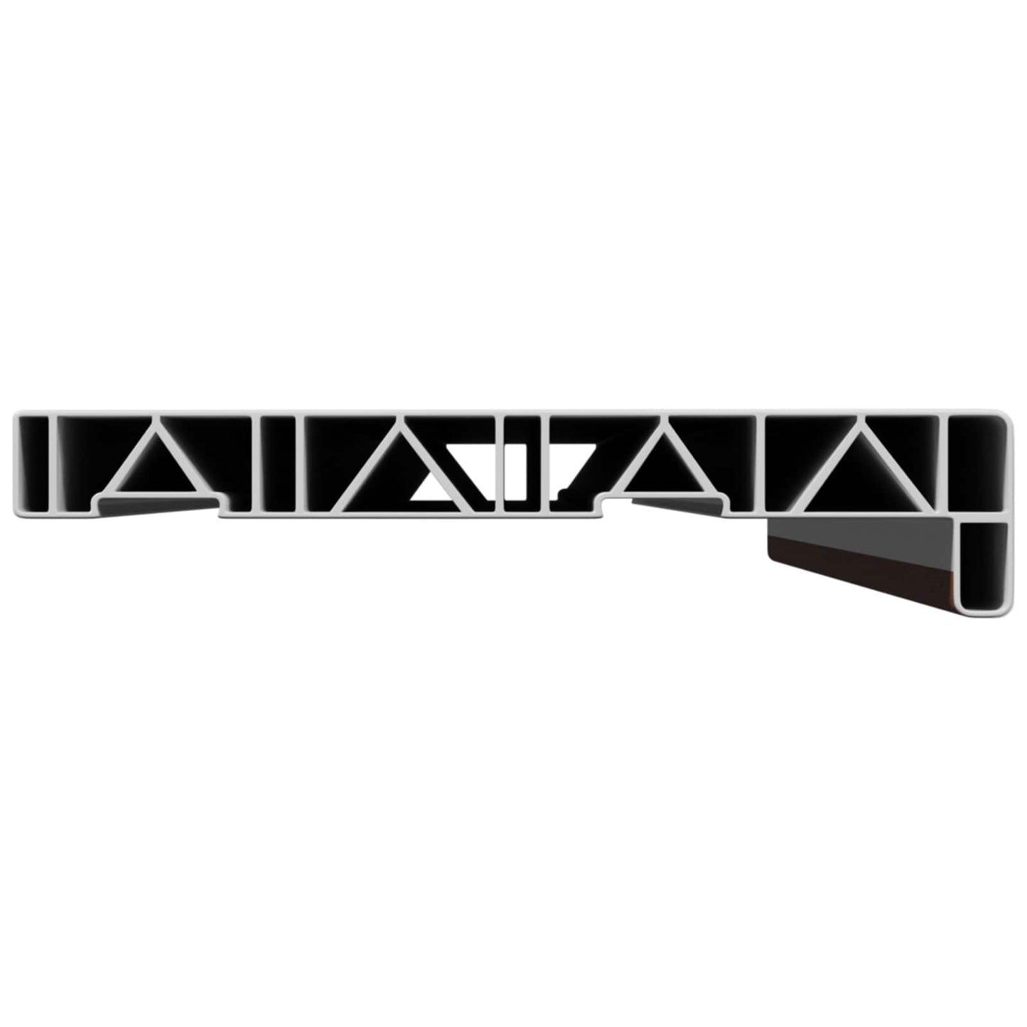 Vinduskarmer Brunt tre 60 x 25 x 4,5 cm PVC