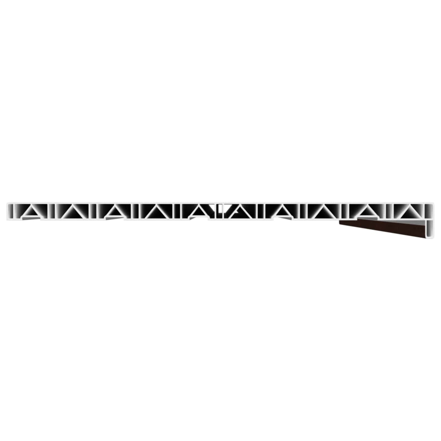 Vinduskarmer Brunt tre 120 x 50 x 4,5 cm PVC