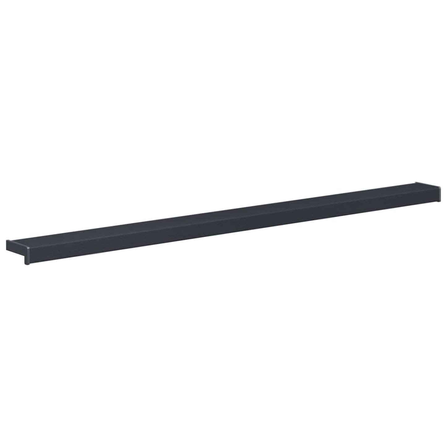Vinduskarmer Anthracitt med trestruktur 120 x 10 x 4,5 cm PVC