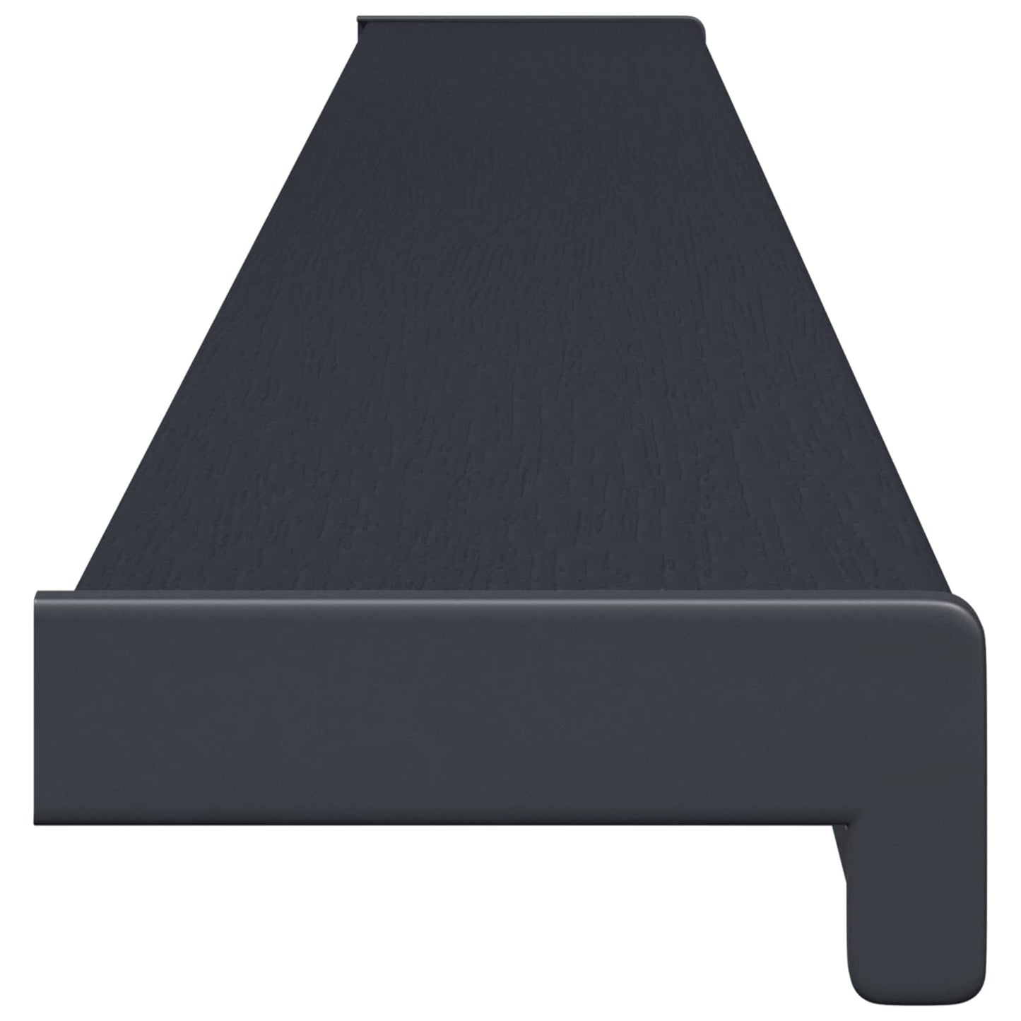 Vinduskarmer Anthracitt med trestruktur 120 x 10 x 4,5 cm PVC