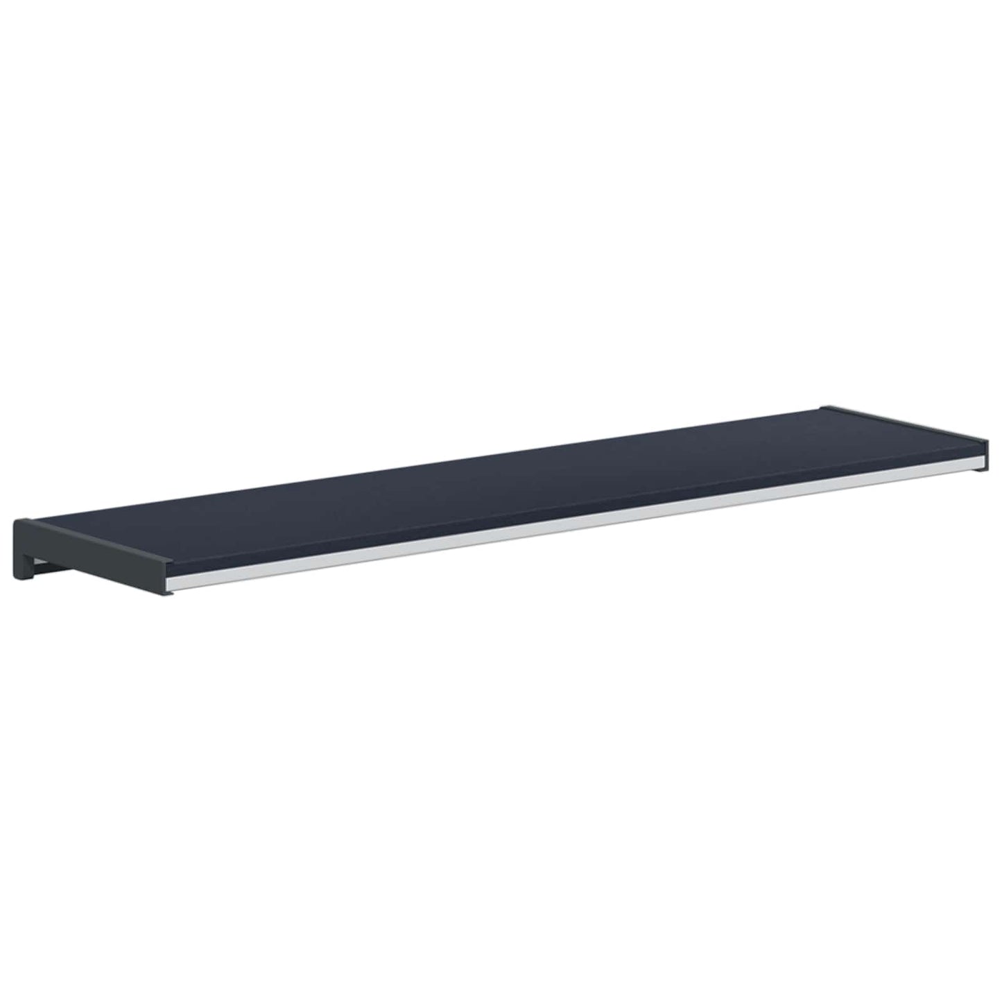 Vinduskarmer Anthracitt med trestruktur 60 x 20 x 4,5 cm PVC