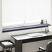 Vinduskarmer Anthracitt med trestruktur 140 x 25 x 4,5 cm PVC