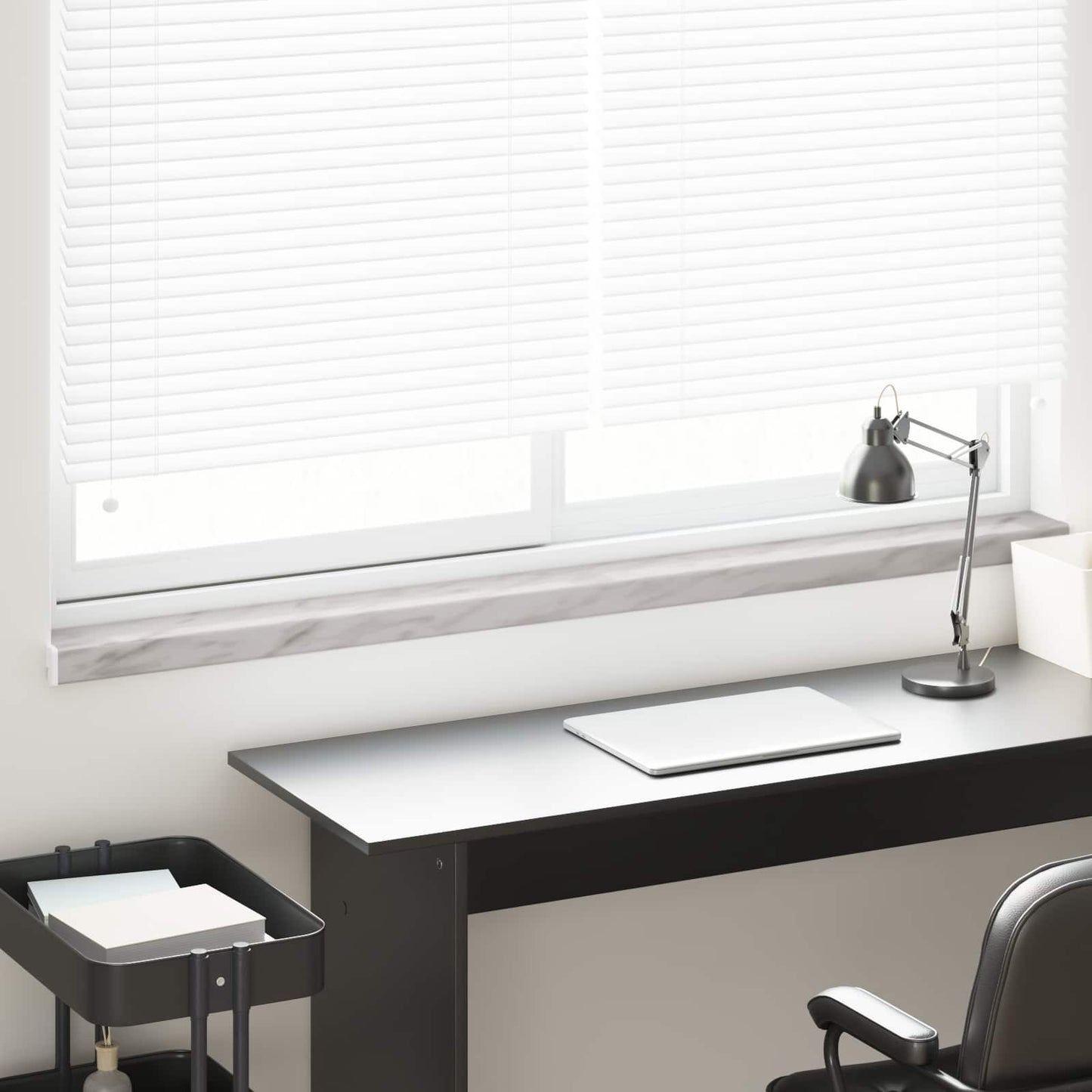 Vinduskarmer Marmortekstur 120 x 10 x 4,5 cm PVC