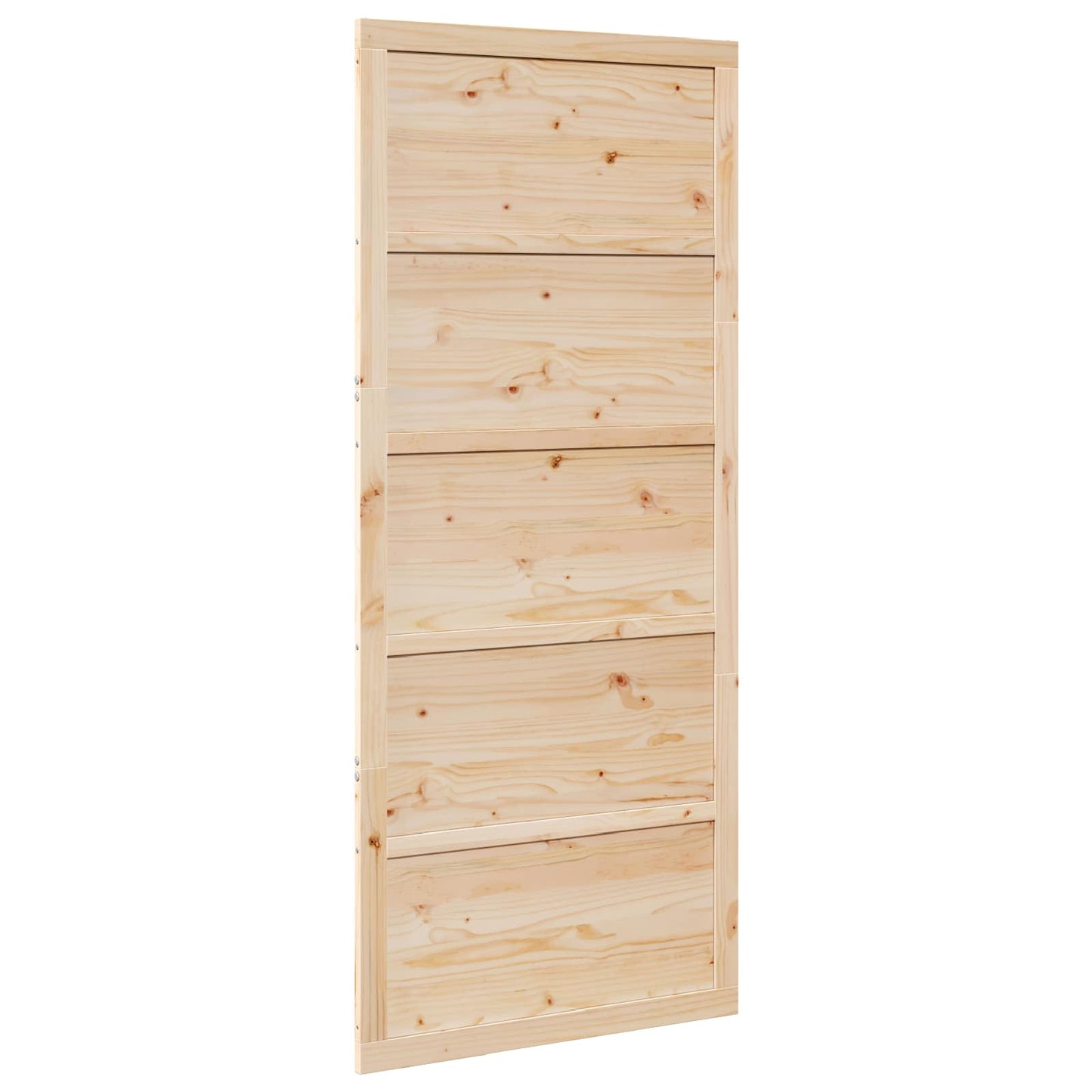 Låvedør Naturlig 90 x 2,5 x 208 cm Heltre furu