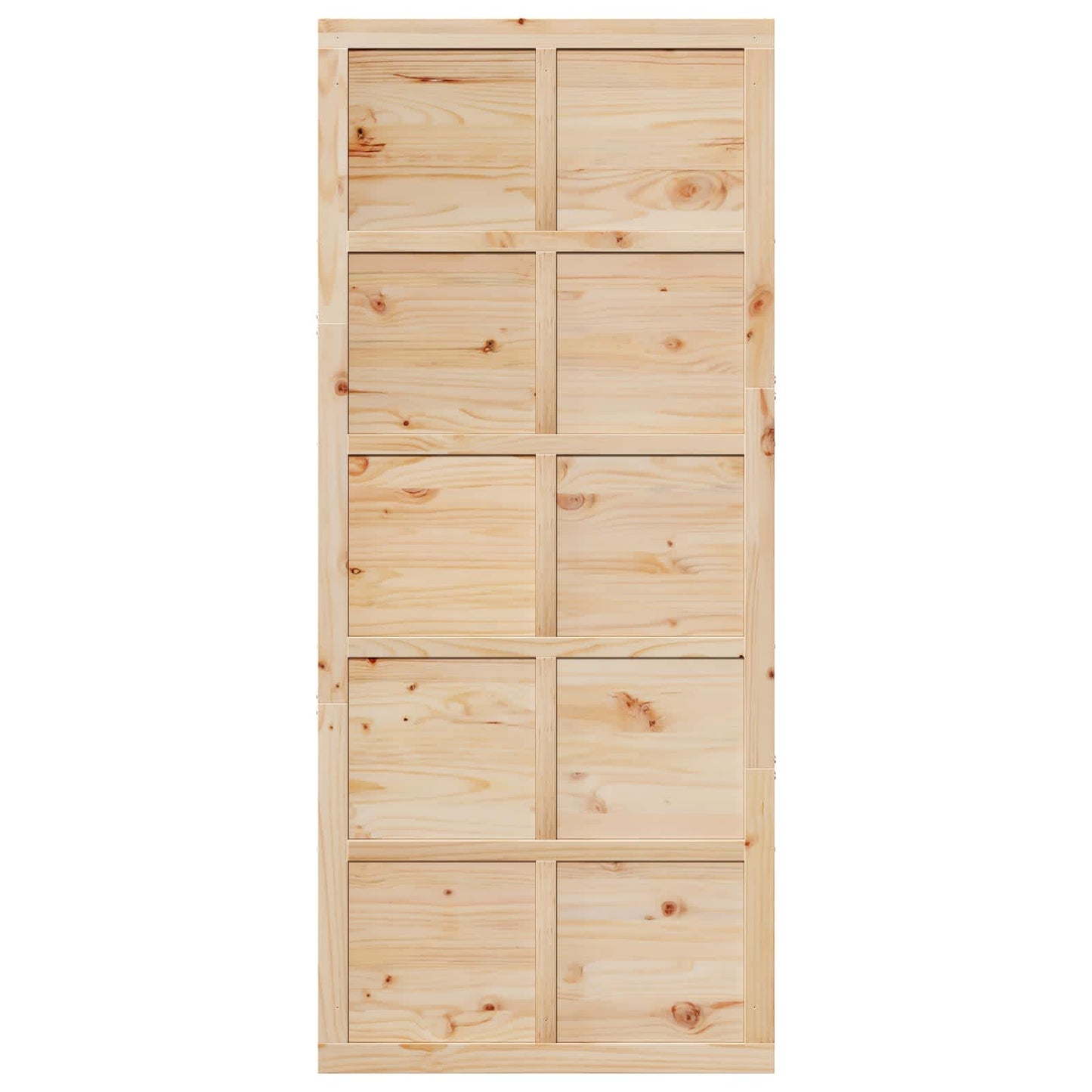 Låvedør Naturlig 100 x 2,5 x 208 cm Heltre furu
