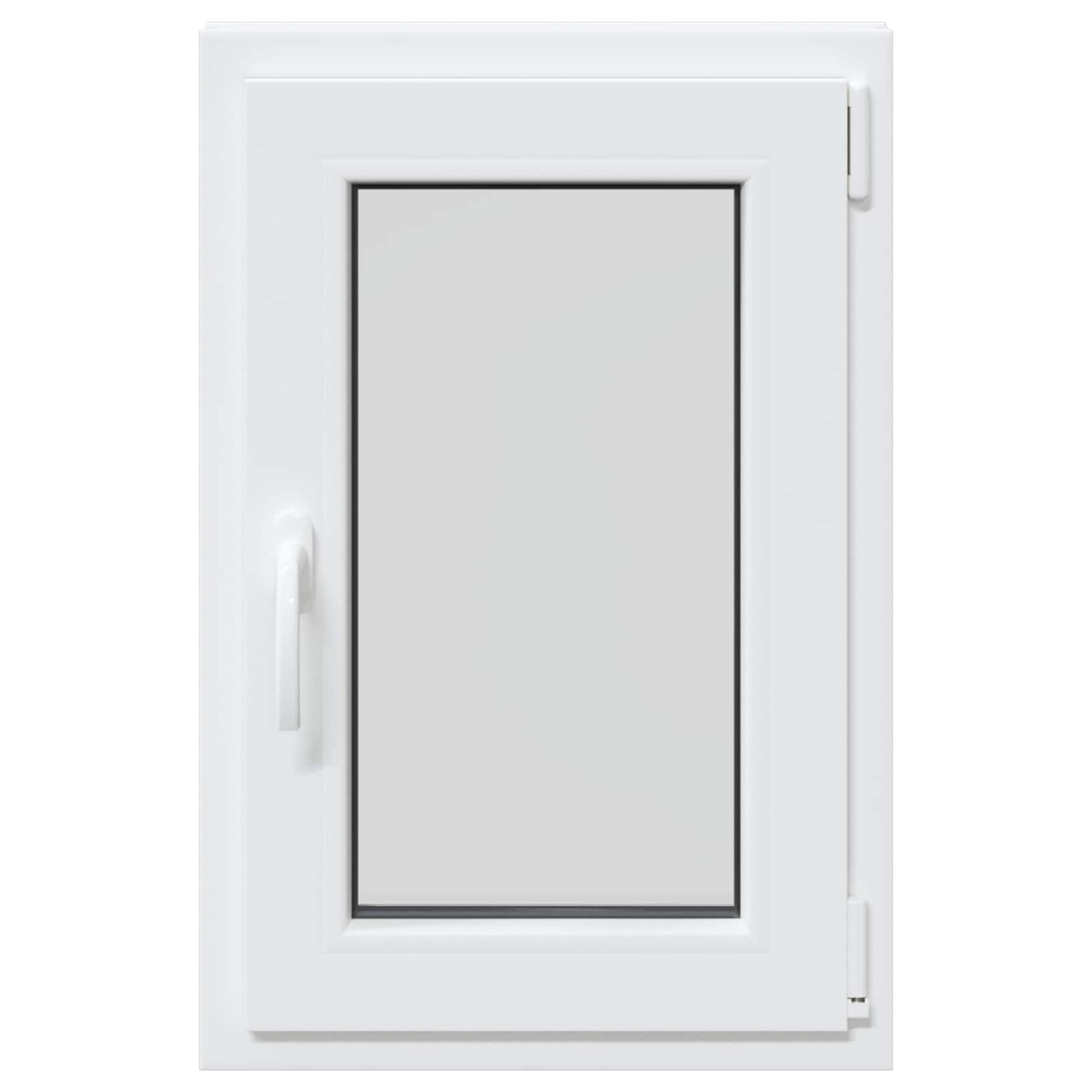 Kjølevindu RISOR 50 x 75 cm PVC og glass Hvit