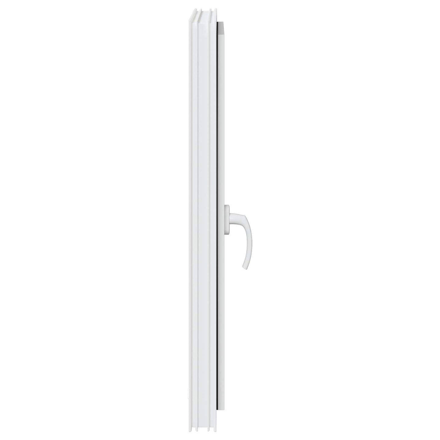 Kjølevindu RISOR 60 x 80 cm PVC og glass Hvit