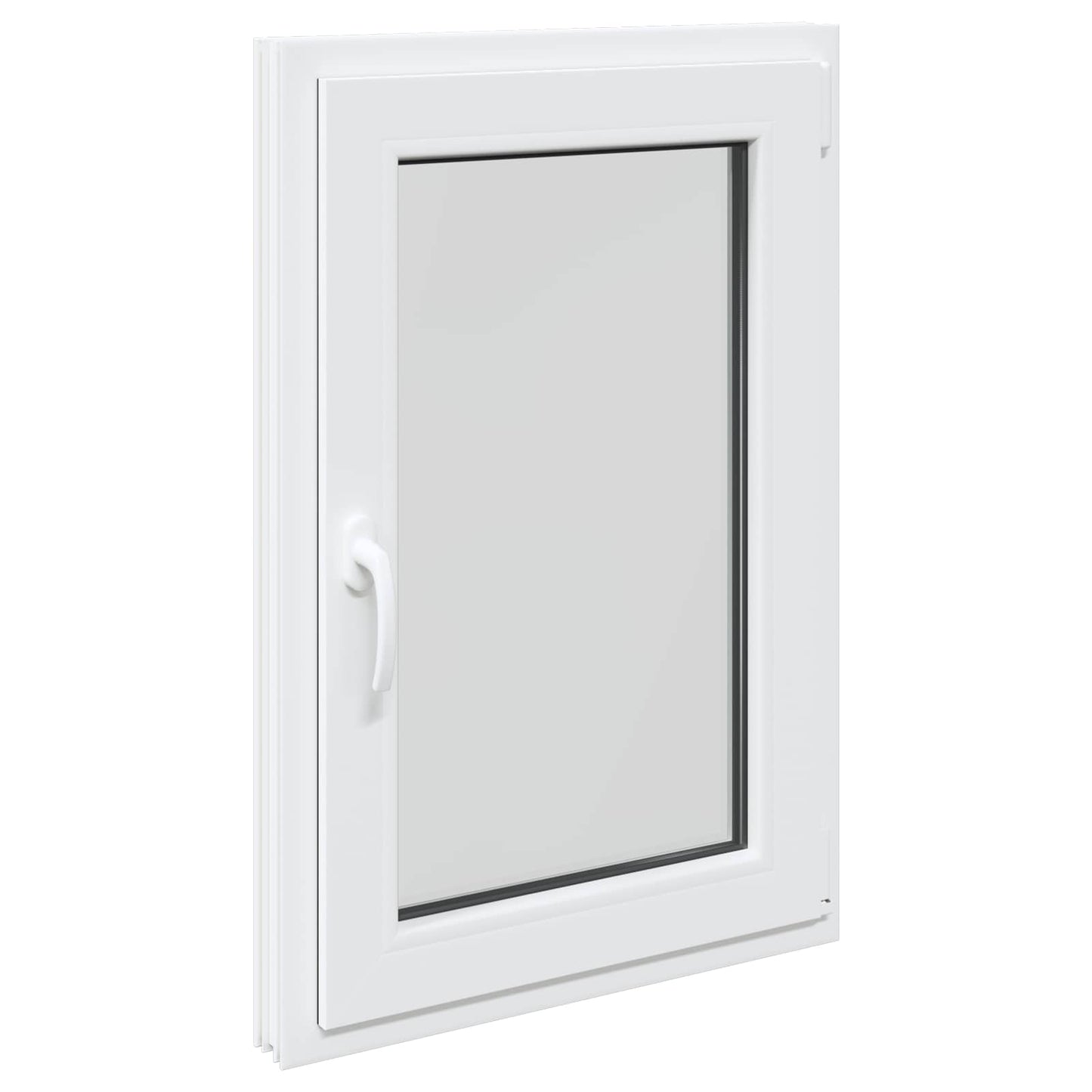 Kjølevindu RISOR 60 x 100 cm PVC og glass Hvit