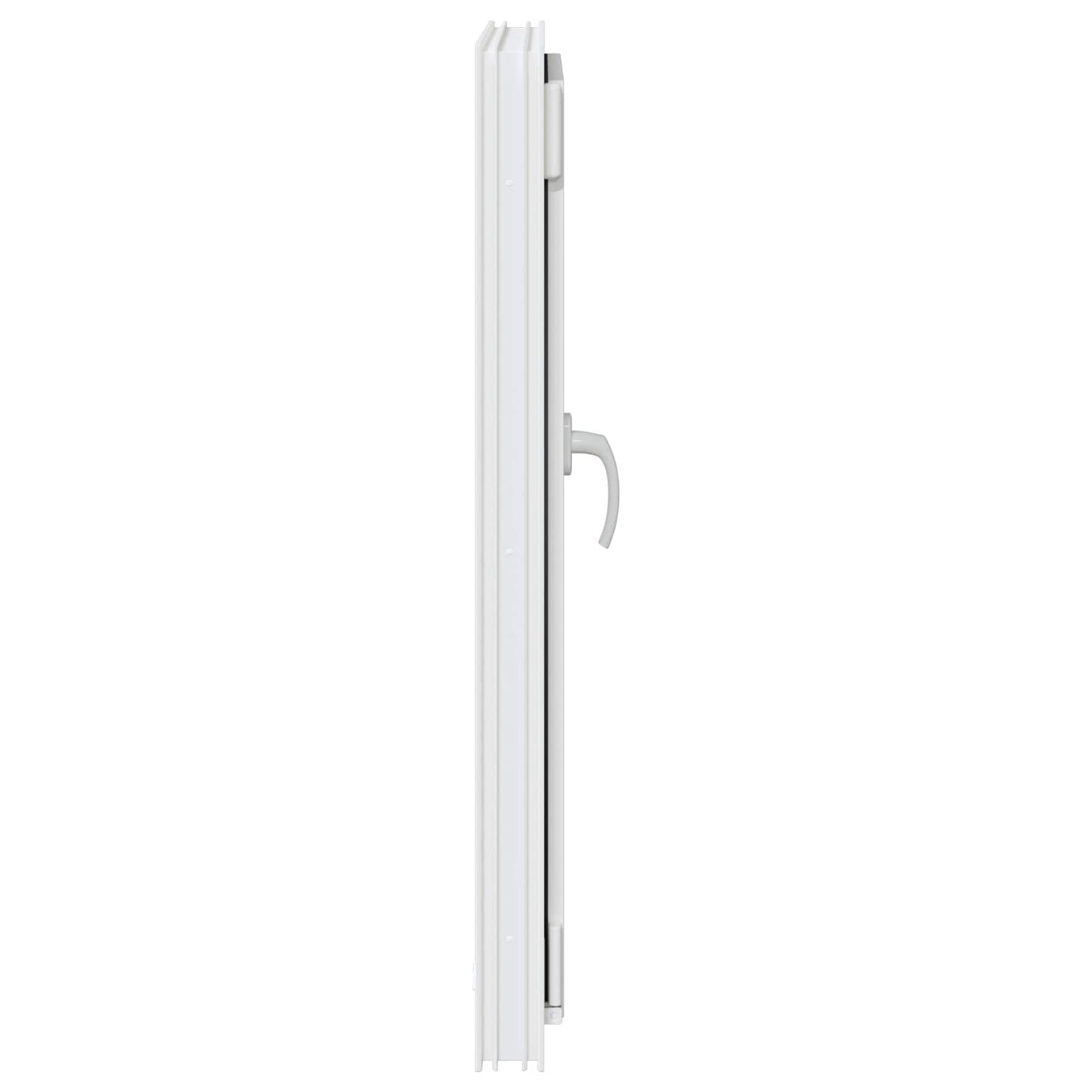 Kjølevindu RISOR 60 x 100 cm PVC og glass Hvit