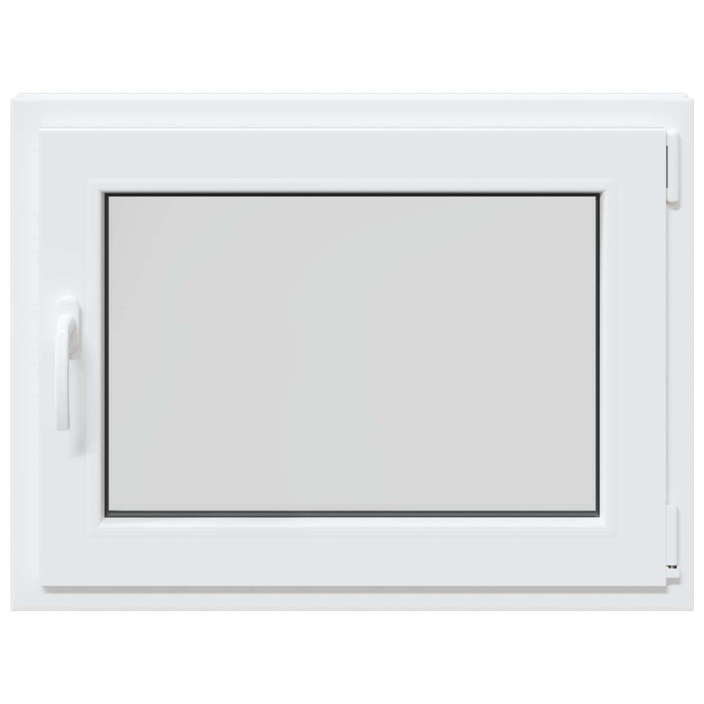 Kjølevindu RISOR 80 x 70 cm PVC og glass Hvit