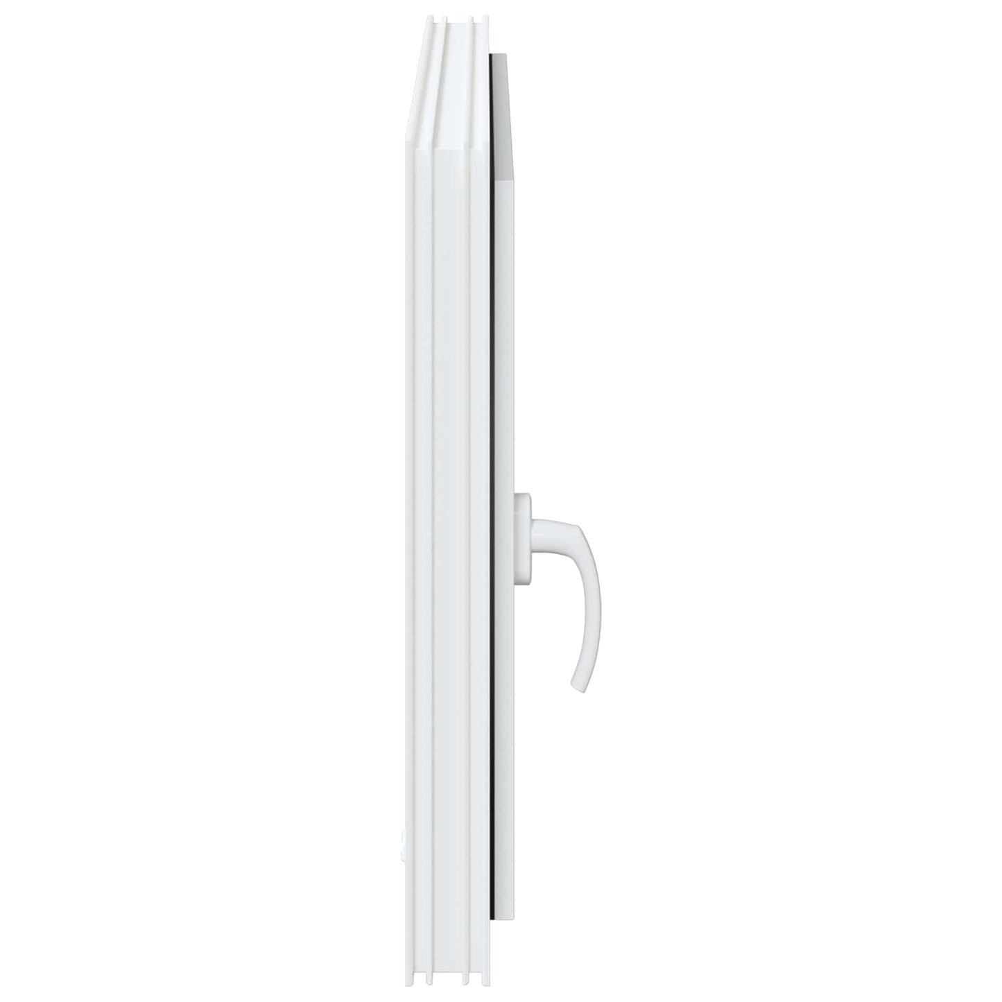 Kjølevindu RISOR 90 x 50 cm PVC og glass Hvit