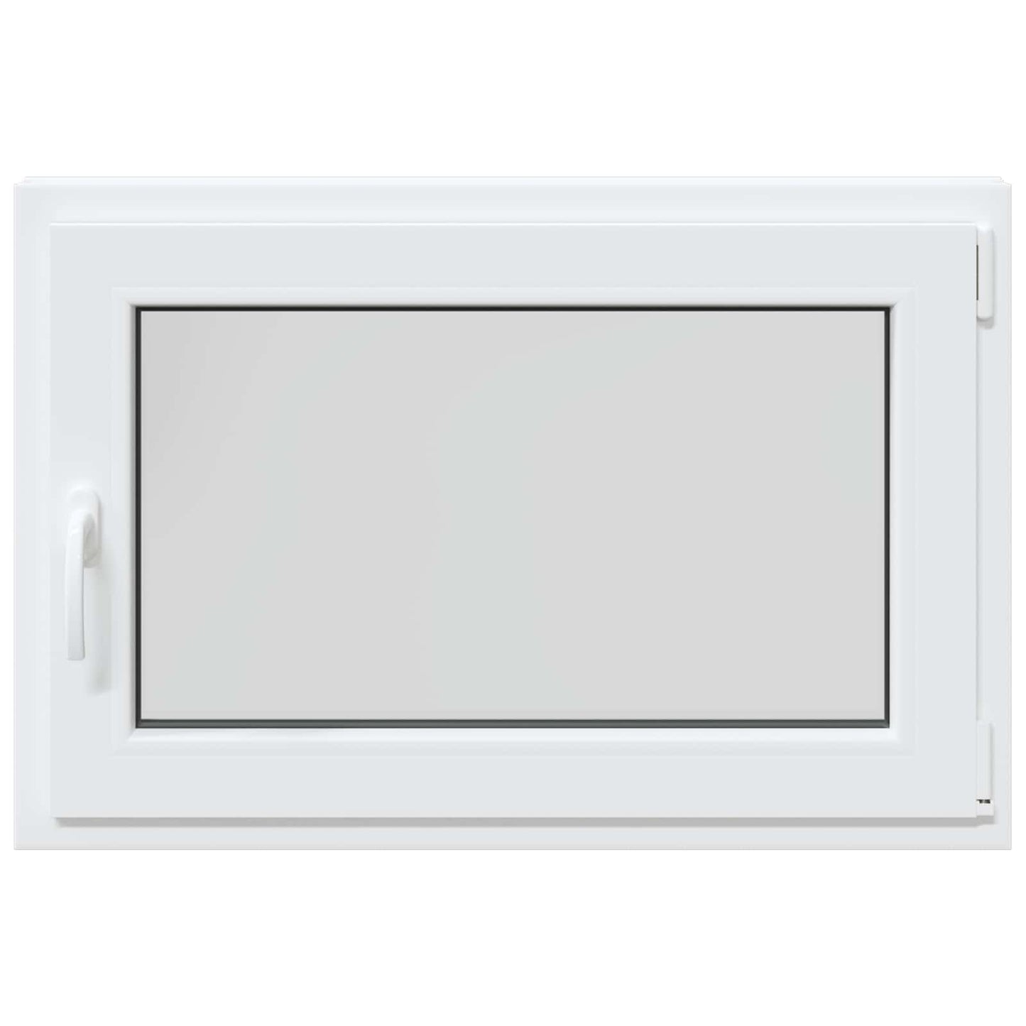Kjølevindu RISOR 90 x 70 cm PVC og glass Hvit