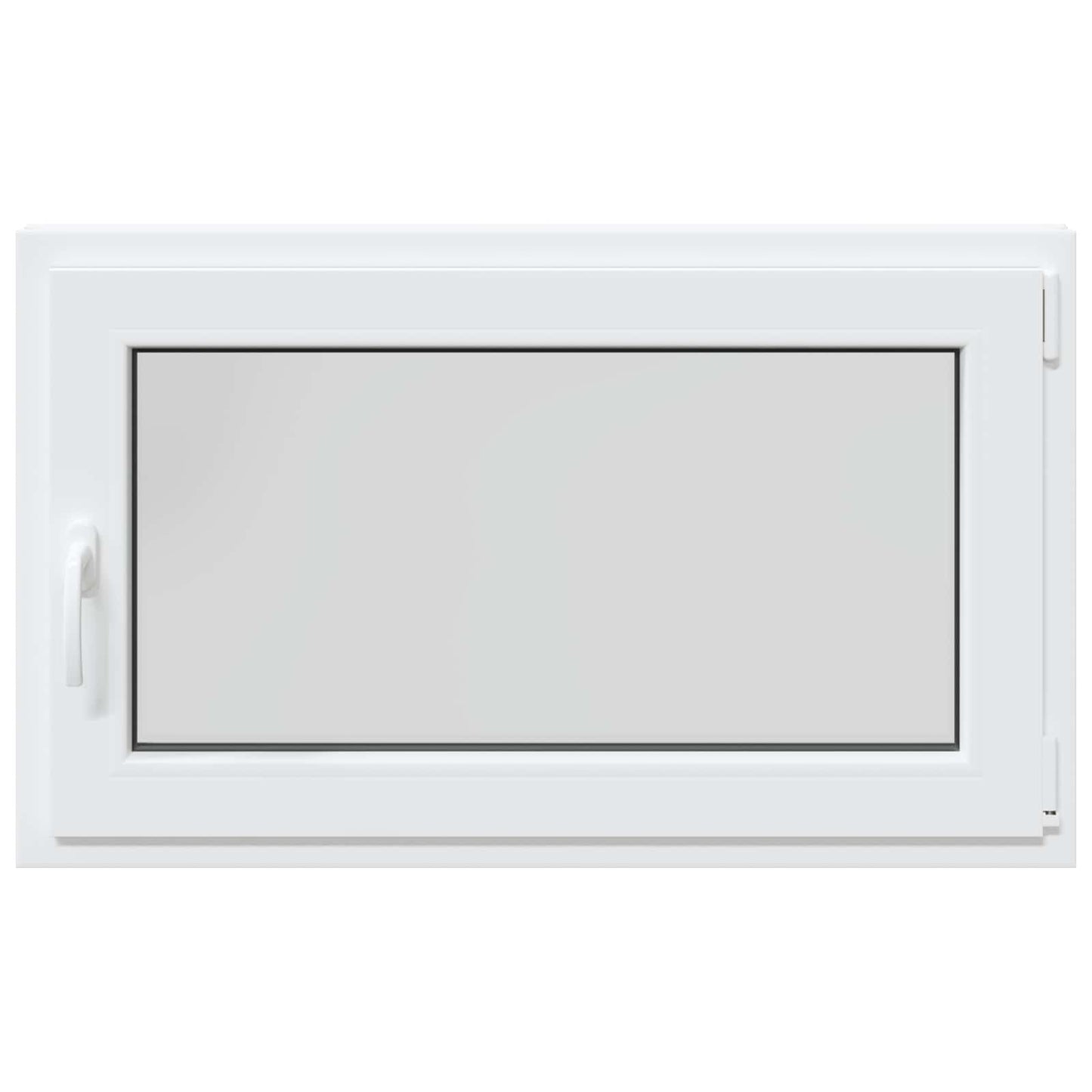 Kjølevindu RISOR 100 x 60 cm PVC og glass Hvit